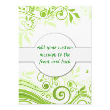 Flore en teintes de vert frais