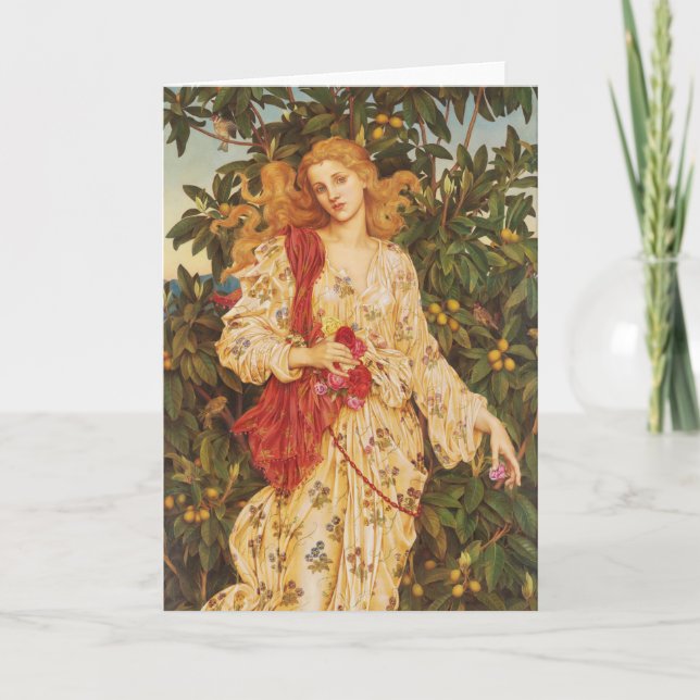 Carte Flore | Evelyn De Morgan (Devant)