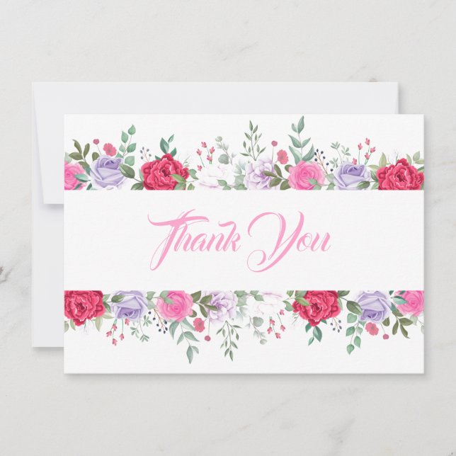 Carte Flore Merci plat (Devant)