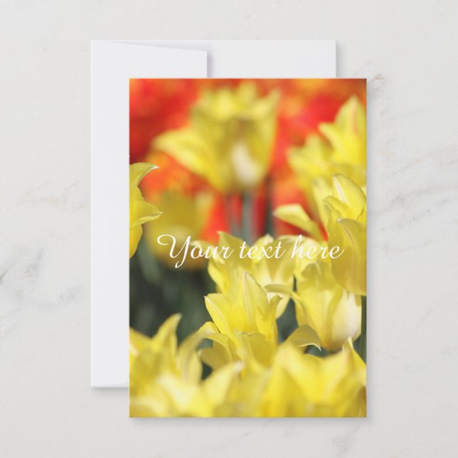 Carte Flore tombée Été Glow (Devant)