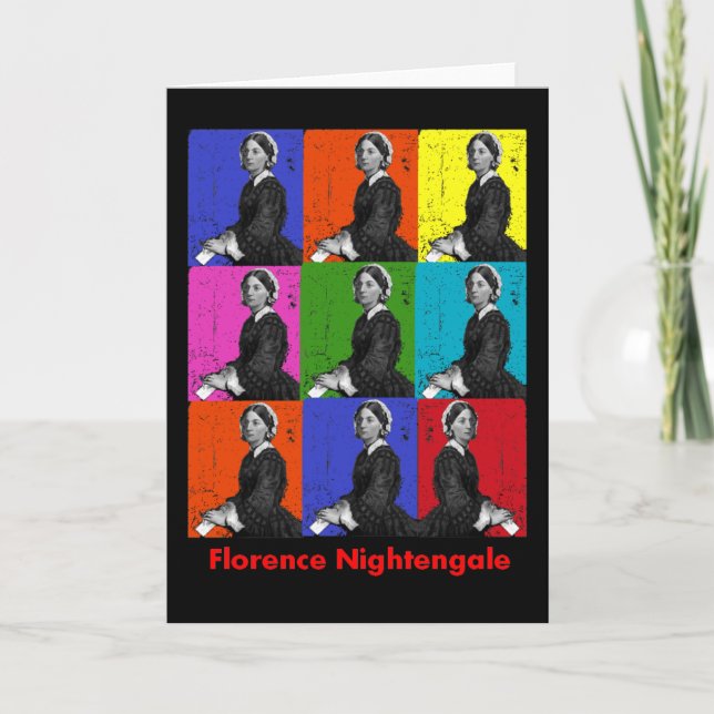 Carte florence nightengale POPART T-shirts et cadeaux (Devant)