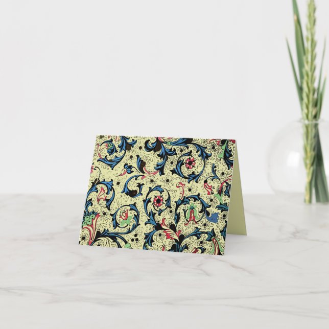 Carte Florentine Renaissance Florale (Devant)