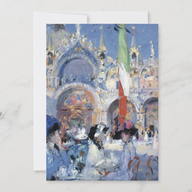 Carte Florian's Café, Venise | Francis Cadell (Devant)