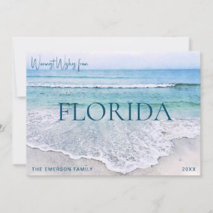 CARTE FLORIDA NOËL   CARTE DE VACANCES À THÈME PLA