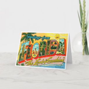 Carte Floride vintage