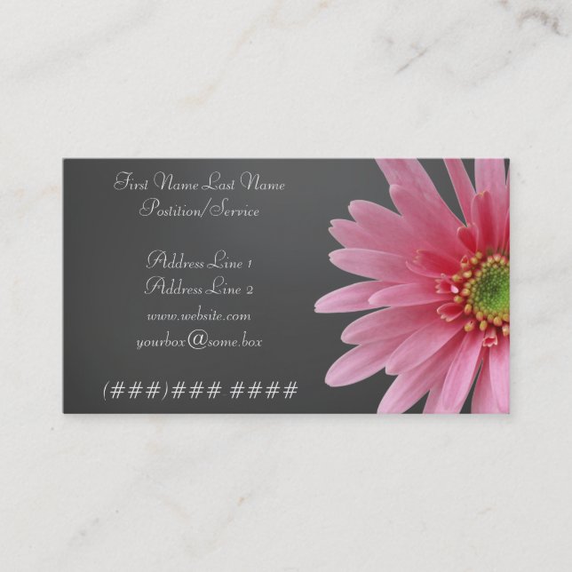 Carte Floriste (Devant)