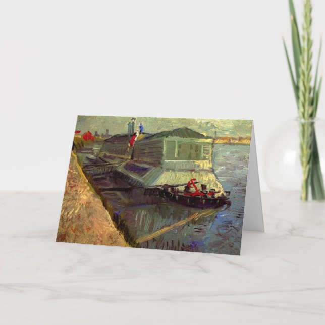 Carte Flotte de bain sur Seine Asniere par Vincent van G (Devant)