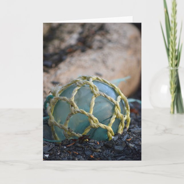 Carte Flotte de pêche au verre, verticale (Devant)