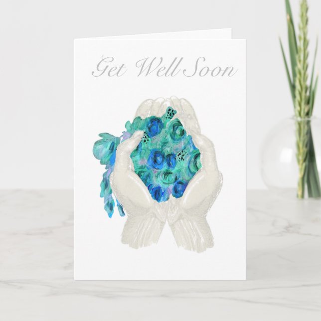 Carte Flower Bouquet Get Well Card (Devant)