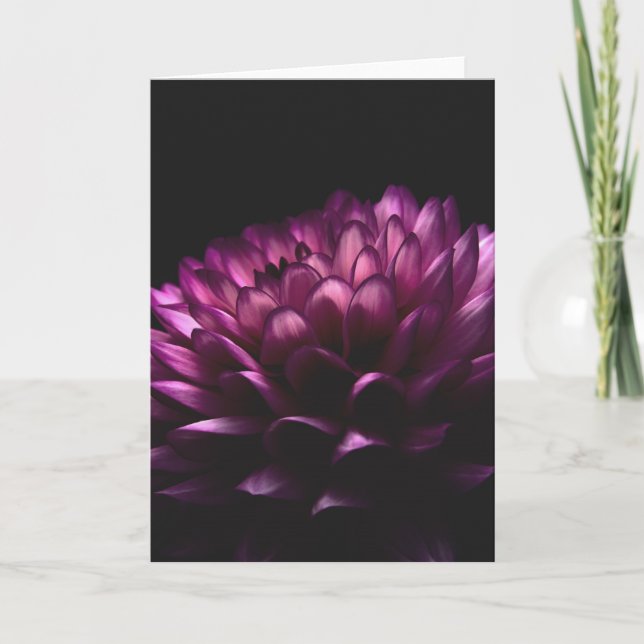 Carte Flower Dahlia (Devant)
