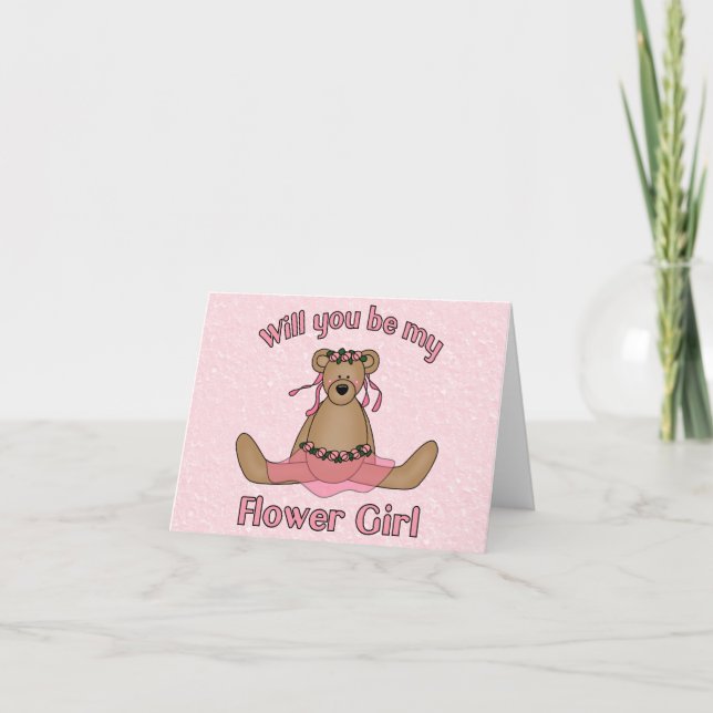 Carte Flower Girl (Devant)