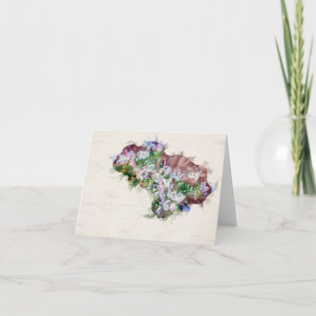 Carte Flower Rosemery (Devant)