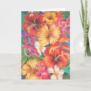 CARTE "FLOWERS OF FIJI"