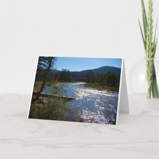 Carte Flowing River Colorado Blank Card (Devant)
