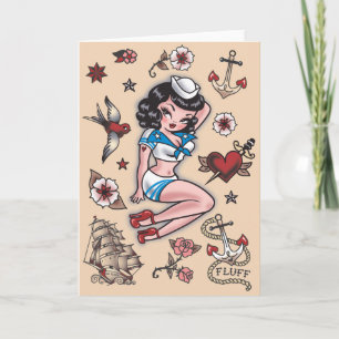 Carte Fluff Suzy Sailor Card