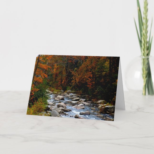 Carte Flux d'automne Blank Grey Crad (Devant)