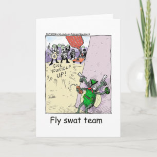 Carte Fly Swat Team Funny Police Cadeaux & Objets de col