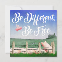 Flying Pig-Be Different