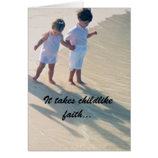 Carte Foi Enfant