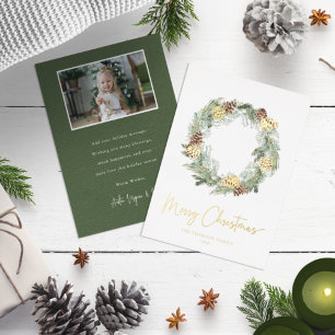 Carte Foil Joyeux Noël