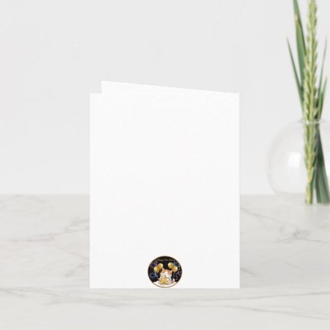 Carte Folded Greeting Card (Dos)