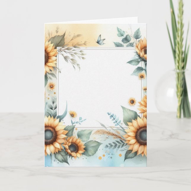 Carte Folded Greeting Card (Devant)