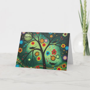 Carte FOLK ART Never Alone BY LORI