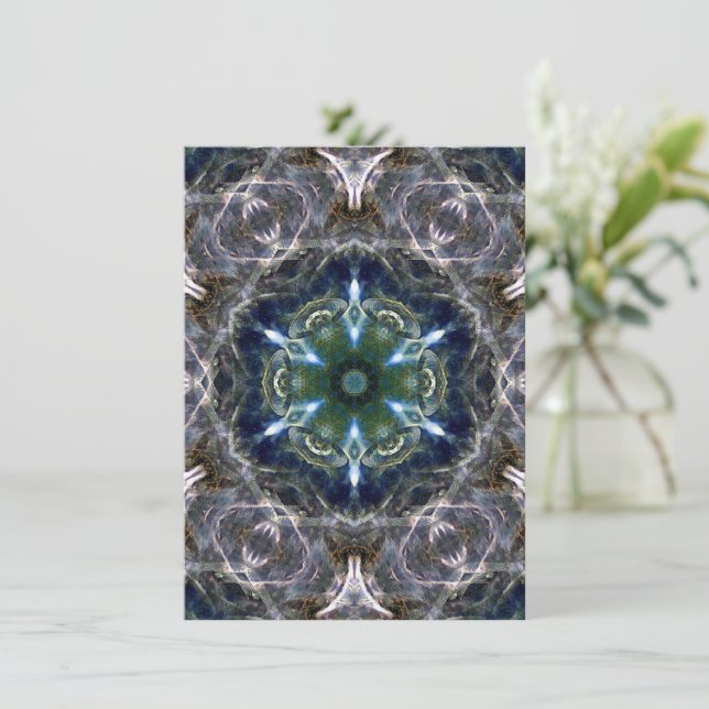 Carte Folk Mandala (Debout devant)