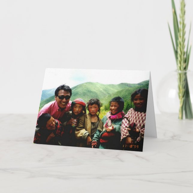 Carte Fondation Tibet Trust pour les enfants (Devant)