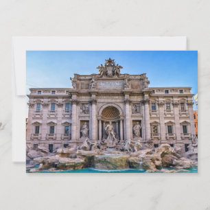 Carte Fontaine de Trevi, Roma, Italie