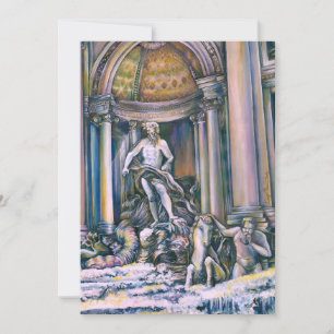 Carte Fontana Di Trevi, Roma