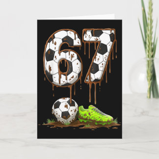 Carte Football 67 Six Seven Mème Garçons Adolescents Enf
