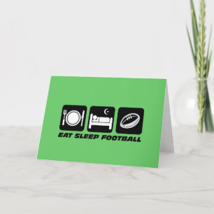 Carte Football amusant