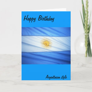 Carte Football argentin