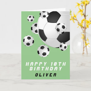 Cartes Football Garcons D Anniversaire Zazzle Ca