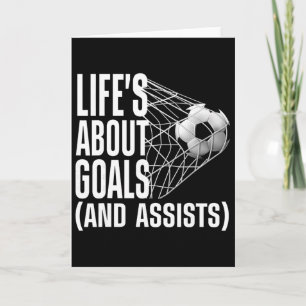 Carte Football cool pour les hommes les femmes amateurs