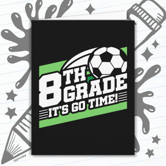 Carte Football de 8e année Premier jour Retour à l'école