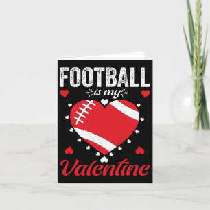 Carte Football Est Mon Cœur De La Saint-Valentin Ba 