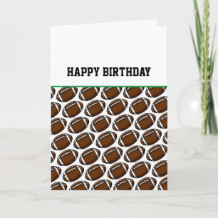 Carte Football Joyeux anniversaire pour vous