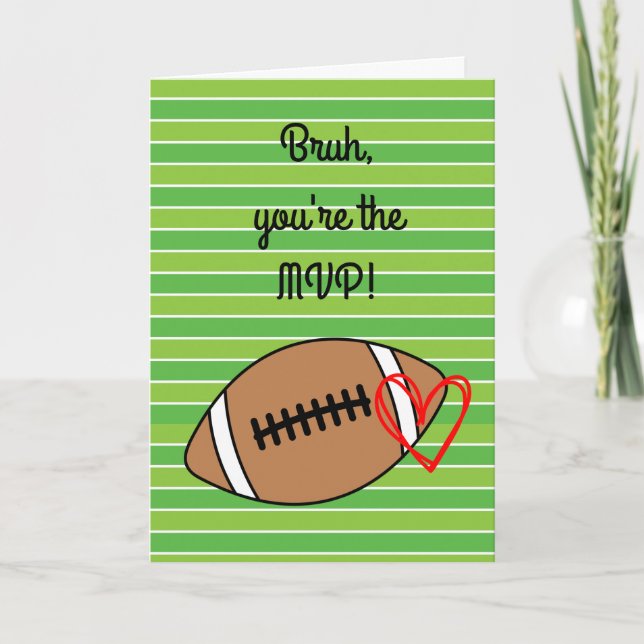 Carte Football MVP Bruh Saint-Valentin (Devant)