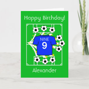 Carte Football Star (All Blue)