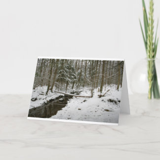 Carte Forêt d'hiver