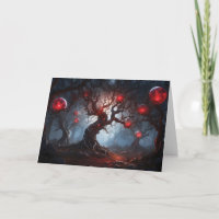 Forêt extraterrestre, Orbes rouges lumineux "Joyeu
