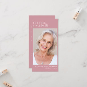 Carte Forever in Our Hearts Memorial Grand Signet 8x4