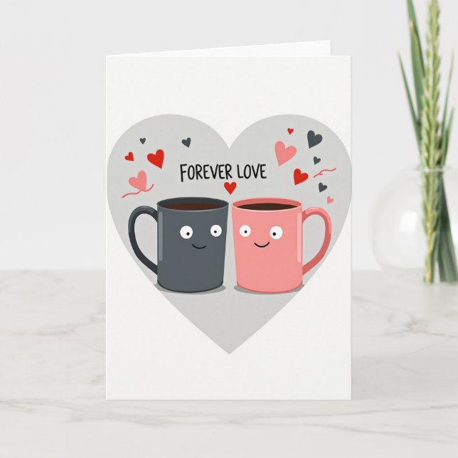 Carte Forever Love Mugs Card (Devant)