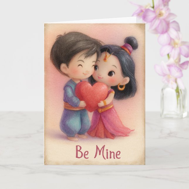 Carte Forever My Choice Valentine Card (Orchidée)