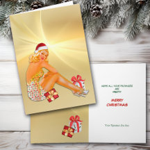 Forfait vacances Retro Pinup Girl Christmas