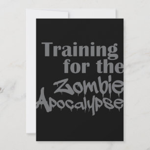 Carte Formation Pour Zombie Apocalypse Drôle