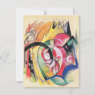 Carte Formes Abstraites (alias Fleurs colorées) par Fran