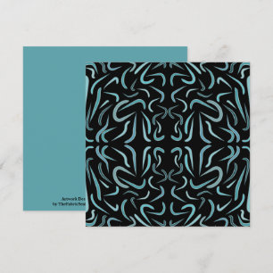 Carte Formes de contour effilées remplies de couleurs aq